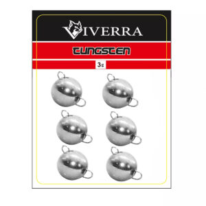 Розбірна вольфрамова чебурашка Viverra 3g Electroplated silver (6 шт.) (3TCBS-ES)