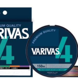 Шнур Varivas PE Line X4 Multicolor 150m 8.15kg 0.165mm #1.0 (VA 13533)