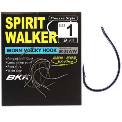Акційні товари купити в Україні OnRiver.com.ua Гачок для дропшота BKK Spirit Walker #1 (A-ES-8310)