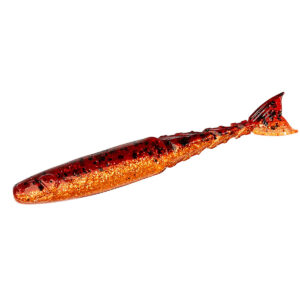 Плавальний силікон ZMAN Chattershad 4.5" 4 pc #Fire Craw (CSH45-370PK4)