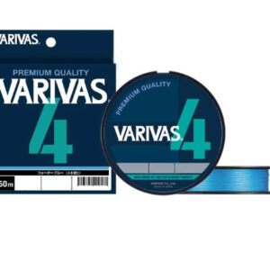 Шнур Varivas Line X4 Water Blue 150m 6.79kg 0.148mm #0.8 (VA 13602)