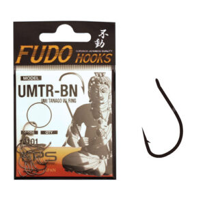 Гачки Fudo Umi Tanago W/Ring Black 10 (15 шт.) (FHBN310110)