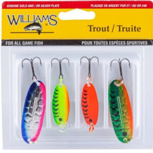Набор блесен Williams Trout 4-Pack Williams Kit UV (4-TK2-ASST)