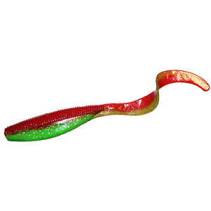 Плавальний силікон ZMAN Streakz Curly Tailz 5" 4 pc #Nuked Chicken Glow (STKCRL5-241PK4)