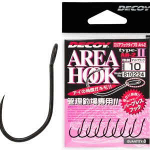 Крючок Decoy Area Hook II Mat Black 12, 8 шт/уп