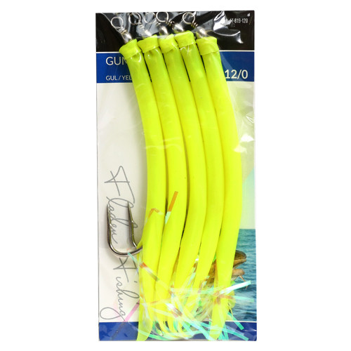 Морський монтаж Fladen Rubber Mac 5pcs size 12/0 Yellow (17-819-120) купити в Україні OnRiver.com.ua Морський монтаж Fladen Rubber Mac 5pcs size 12/0 Yellow (17-819-120)