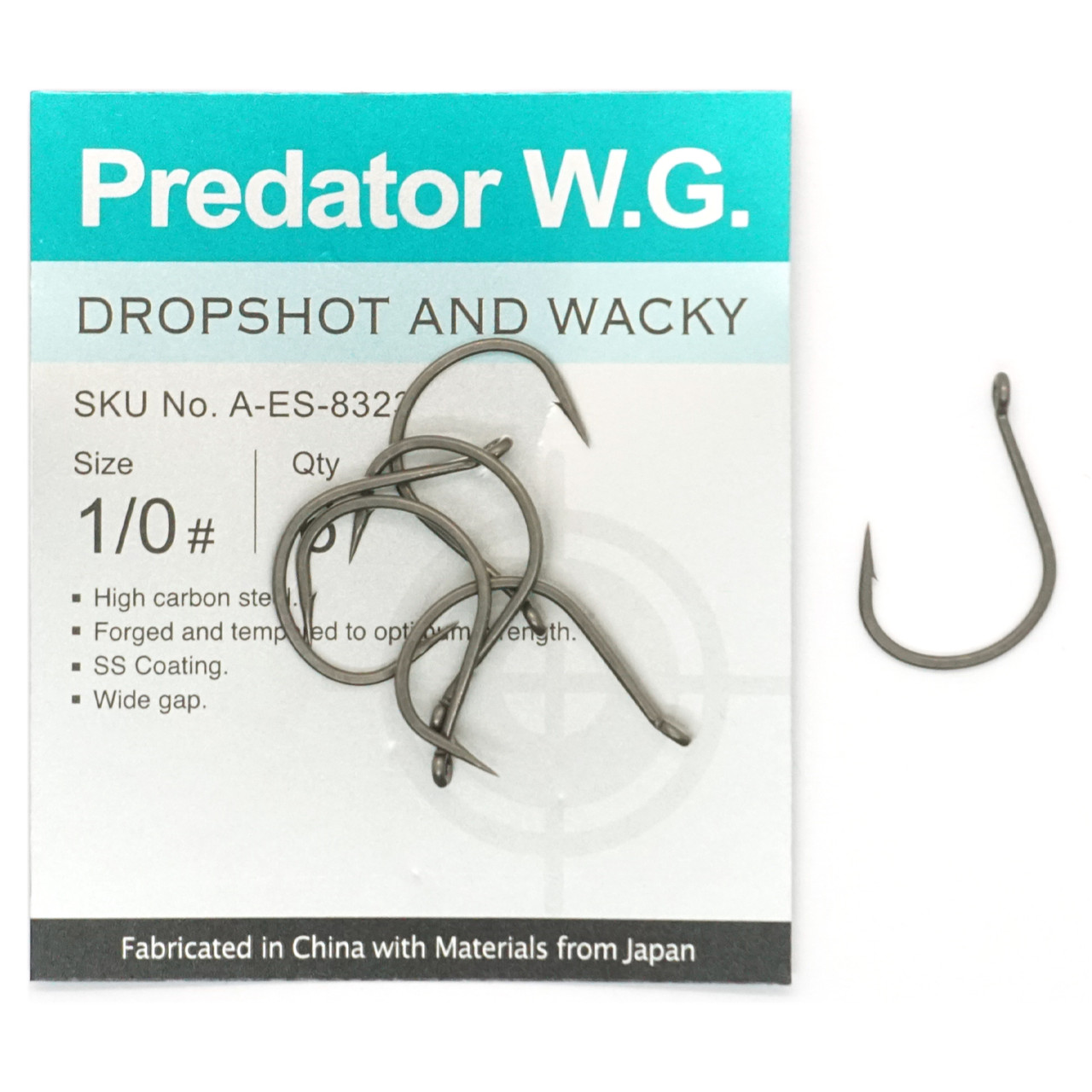Гачок для дроп-шота BKK Predator WG #1/0 (A-ES-8323) купити в Україні OnRiver.com.ua Гачок для дроп-шота BKK Predator WG #1/0 (A-ES-8323)