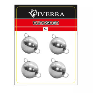 Розбірна вольфрамова чебурашка Viverra 5g Electroplated silver (4шт) (5TCBS-ES)