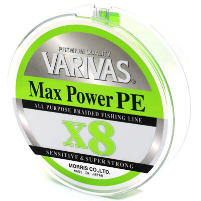 Шнур Varivas Max Power PE X8 Lime Green 150m 14.8kg 0.235mm #2.0 (VA 13506)
