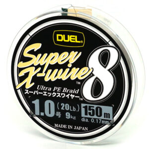 Шнур Duel Super X-Wire 8 Silver 150m 9kg 0.17mm #1.0 (H3599-S)