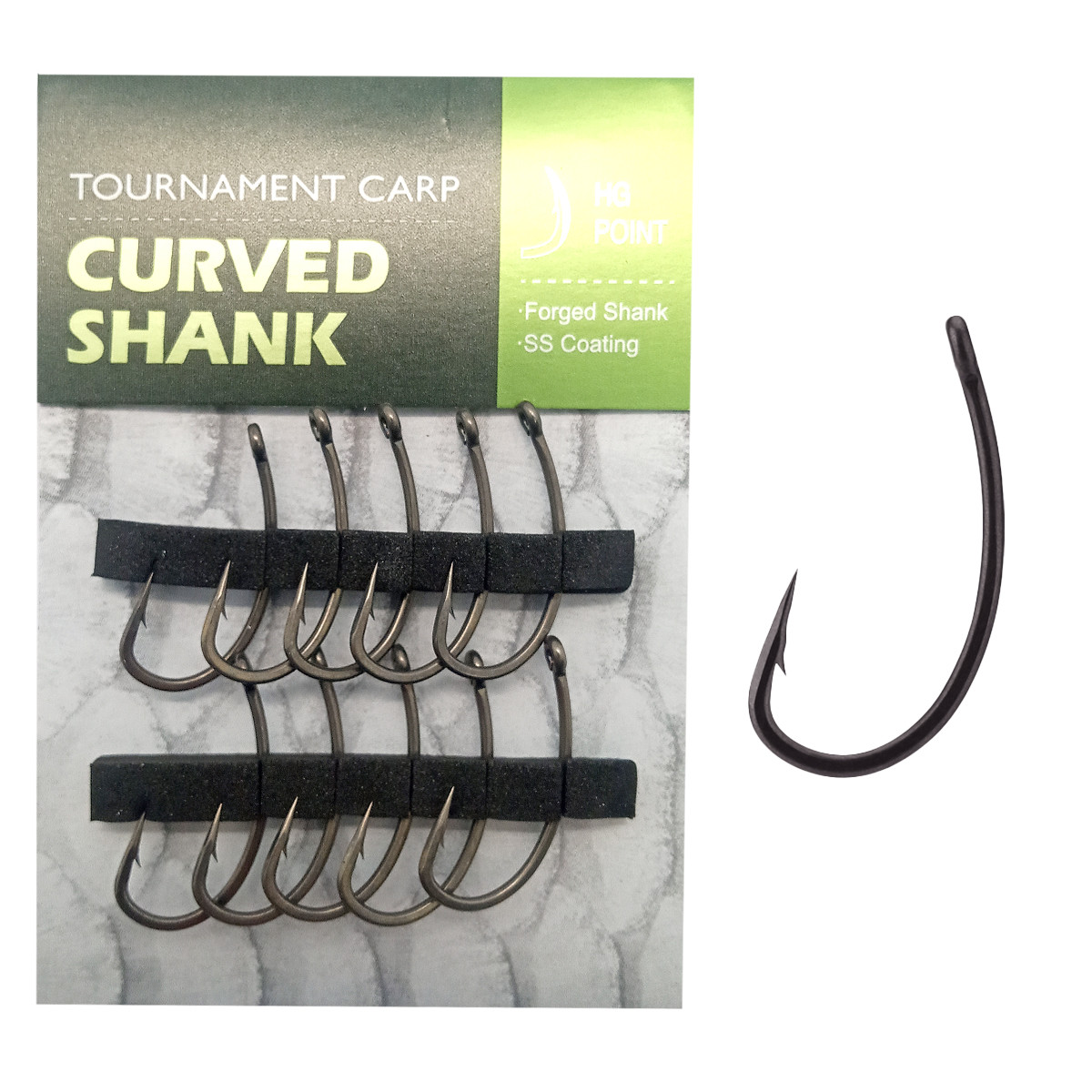 Крючок BKK Curved Shank #8 (A-BC-0230) купити в Україні OnRiver.com.ua Крючок BKK Curved Shank #8 (A-BC-0230)