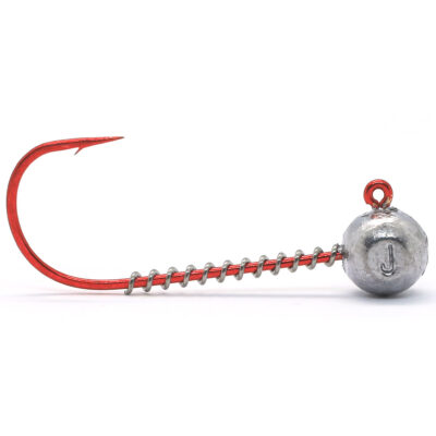 Джиг-головка Jigger Fudo AB Red Jig 4/0 6g 5pcs (JHH-FURD4/0-6)