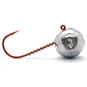 Джиг-головка Jigger Fudo Red AB Jig 3/0 28g 3pcs (JHH-FURD3/0-28)