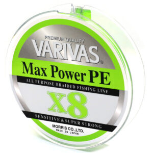 Шнур Varivas Max Power PE X8 Lime Green 150m 6.5kg 0.128mm #0.6 (13501)