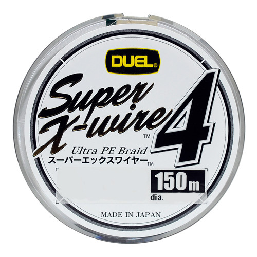 Шнур Duel Super X-Wire 4 Silver 150m 6.4kg 0.15mm #0.8 (H3580-S) купити в Україні OnRiver.com.ua Шнур Duel Super X-Wire 4 Silver 150m 6.4kg 0.15mm #0.8 (H3580-S)