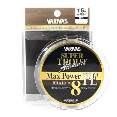 Акційні товари купити в Україні OnRiver.com.ua Шнур Varivas Super Trout Advance Max Power PE X8 150m 12.9kg 0.205mm #1.5 (РБ-688803)
