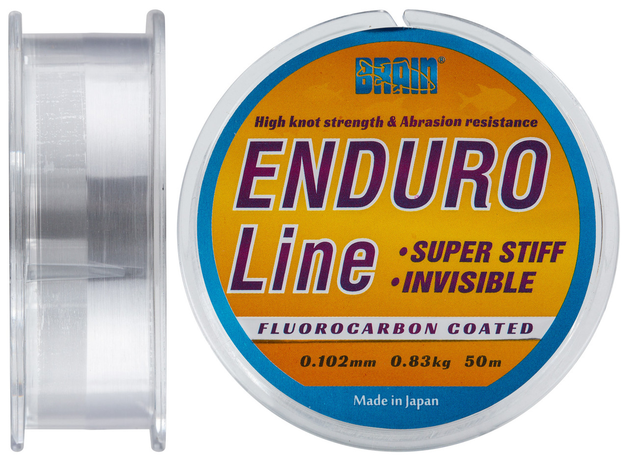 Леска Brain Enduro 50 m 0,102 mm #0.4, 0.83 kg, 1.8 lb, ц.: smoke купити в Україні OnRiver.com.ua Леска Brain Enduro 50 m 0,102 mm #0.4, 0.83 kg, 1.8 lb, ц.: smoke