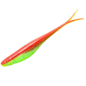 Плавальний силікон ZMAN Scented Jerk Shadz 5" 5 pc #Nuked Chicken Glow (SJS5-241PK5)
