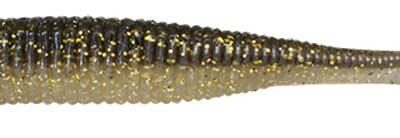 Силикон Jackall Rhythm Wave 3.8" Gold & Black Shad (7шт/уп)