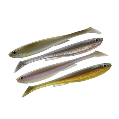 Акційні товари купити в Україні OnRiver.com.ua Силикон Daiwa Prorex Slim Shady Nature Set 135mm 13.5g 4pcs #Color Mix 1 (15100-800)