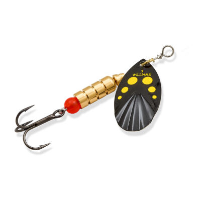 Блесна Williams Vortex Garni 9.45gr #Black Yellow Dots On Silver (V4D-BKYD)