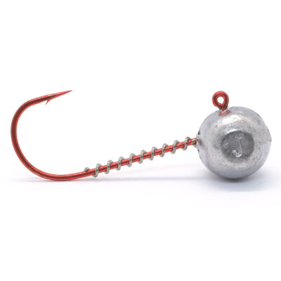 Джиг-головка Jigger Fudo AB Red Jig 4/0 18g 5pcs (JHH-FURD4/0-18)