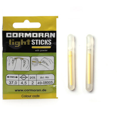 Світлячок Cormoran 4.5-37mm жовтий 2 pcs (49-08005)