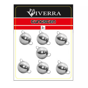 Розбірна вольфрамова чебурашка Viverra 2g Electroplated silver (7 шт.) (2TCBS-ES)