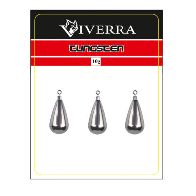 Груз джиг вольфрам Viverra 10g Natural (3шт) (38TTDR)