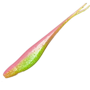 Плавальний силікон ZMAN Scented Jerk Shadz 4" 5 pc #Electric Chicken (SJS4-60PK5)