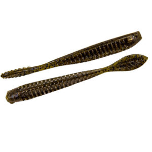 Плавальний силікон ZMAN Trick Shotz 4.2" 5 pc #Green Pumpkin (TS42-46PK5)