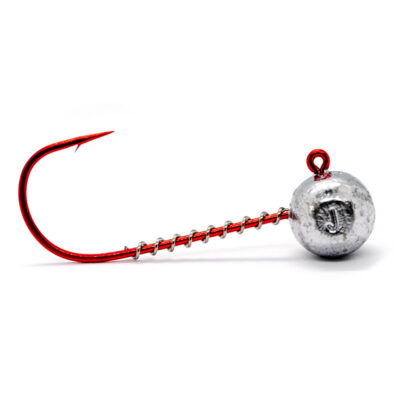 Джиг-головка Jigger Fudo AB Red Jig 5/0 8g 5pcs (JHH-FURD5/0-8)