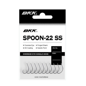 Гачок BKK для блешень Spoon-22SS #2/0 (A-ES-8149)