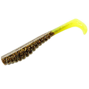 Плавальний силікон ZMAN Swimmin` Trout Trick 3.5" 6 pc #Rootbeer/Chartreuse Tail (TTPT-240PK6)