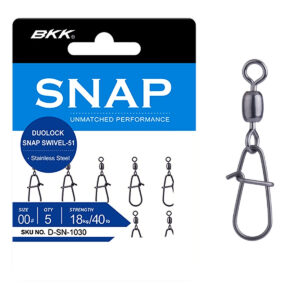 Застібка з вертлюгом BKK Duolock Snap Swivel-51 #1 (D-SN-1032)