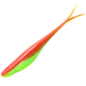 Плавальний силікон ZMAN Scented Jerk Shadz 7" 4 pc #Nuked Chicken Glow (SJS7-241PK4)