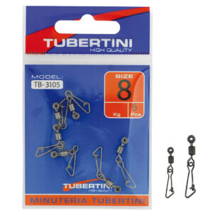 Вертлюг із застібкою Tubertini TB-3105 6 pc #8 (55351XX)