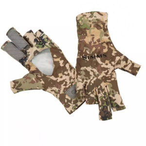Перчатки Simms SolarFlex Sunglove River Camo L