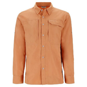 Рубашка Simms Guide Shirt Orange Maple L (14440-1255-40)