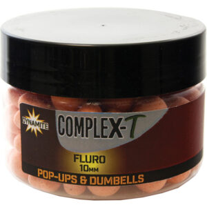 Бойлы Dynamite Baits CompleX-T Fluoro Pop-Ups & Dumbells 10mm 100g