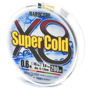 Шнур Duel Hardcore Super Cold X8 200m 5Color 5.8kg 0.128mm #0.6 (H3970)