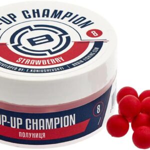 Бойлы Brain Champion Pop-Up Strawberry (клубника) 12mm 34g