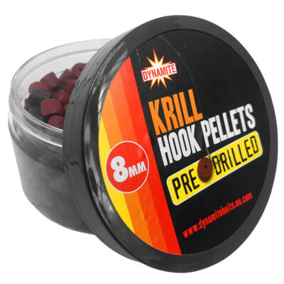 Акційні товари купити в Україні OnRiver.com.ua Пеллетс насадочный Dynamite Baits Pre-Drilled Hook Pellets Krill 8mm 150g
