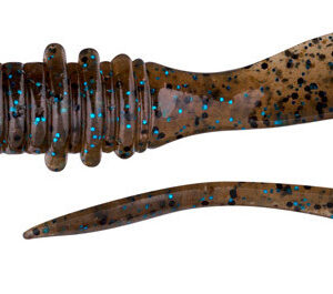 Силикон Keitech Mad Wag Mini 2.5" (12 шт/уп) ц:207 green pumpkin pp. flk