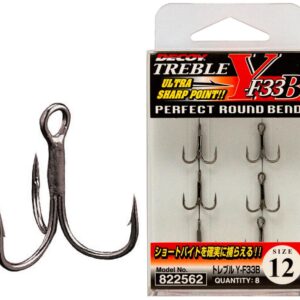 Крючок-тройник Decoy Y-F33B 12, 8 шт / уп