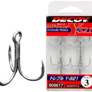 Крючок-тройник Decoy Y-S21 08, 6 шт / уп