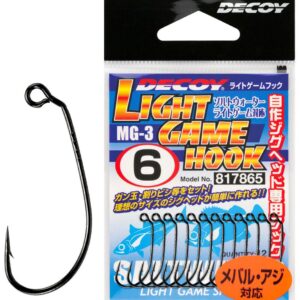 Крючок офсетный Decoy MG-3 Light Game #08 (12 шт/уп)