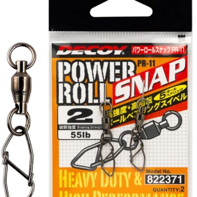 Вертлюжок с застежкой Decoy PR-11 Powerroll Snap 04, 2 шт / уп