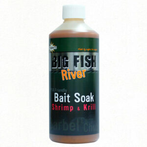 Ліквід Dynamite Baits Big Fish River Bait Soak Shrimp & Krill 500ml (DY1378)