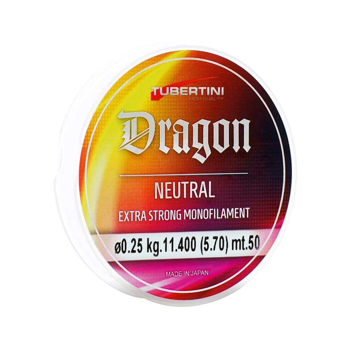 Жилка Tubertini Dragon Neutral 50m 11.4kg 0.25mm (28725) купити в Україні OnRiver.com.ua Жилка Tubertini Dragon Neutral 50m 11.4kg 0.25mm (28725)